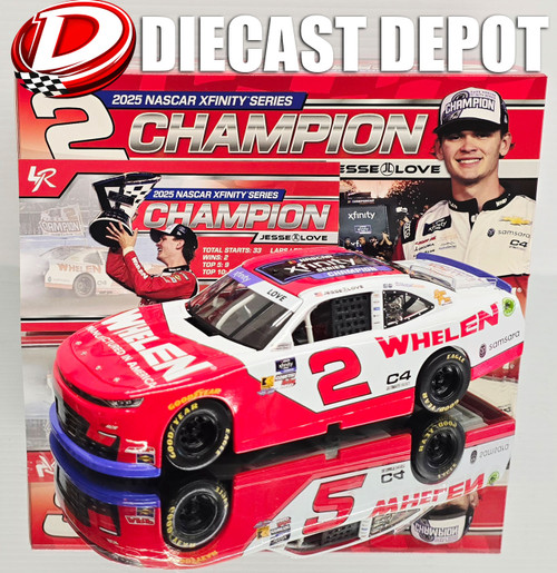 JESSE LOVE 2025 XFINITY SERIES CHAMPIONSHIP WHELEN 1/24 ACTION DIECAST