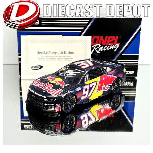 AUTOGRAPHED SHANE VAN GISBERGEN 2026 RED BULL 1/24 ARC DIECAST