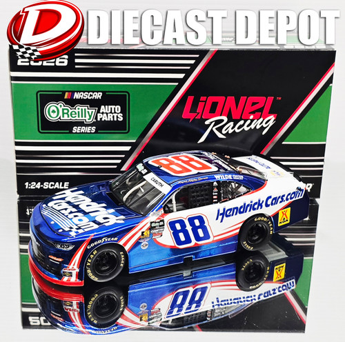 RAJAH CARUTH 2026 HENDRICKCARS.COM *COLOR CHROME* 1/24 ARC DIECAST