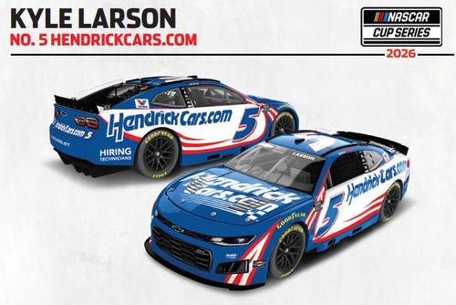 KYLE LARSON 2026 HENDRICKCARS.COM *COLOR CHROME* 1/24 ARC DIECAST (ADVANCED ORDER)