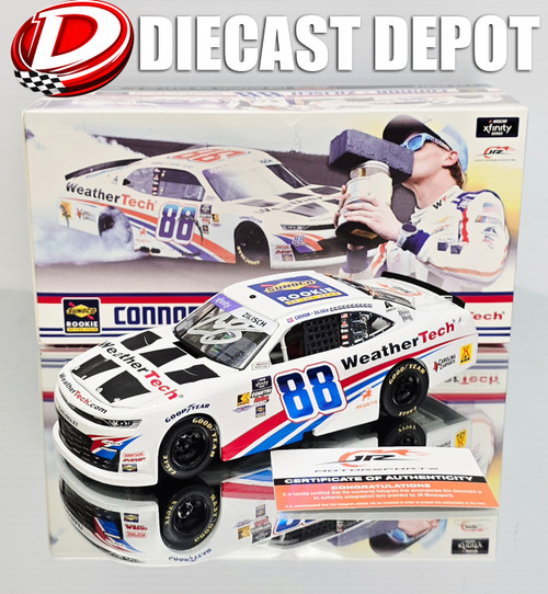 AUTOGRAPHED CONNOR ZILISCH 2025 ROOKIE OF THE YEAR WEATHERTECH *GALAXY COLOR*  1/24 ARC DIECAST