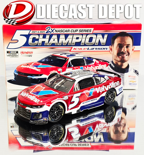 KYLE LARSON 2025 VALVOLINE NASCAR CUP SERIES CHAMPIONSHIP *COLOR CHROME* 1/24 ARC DIECAST
