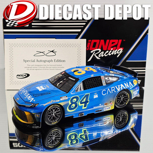 AUTOGRAPHED JIMMIE JOHNSON 2026 CARVANHA 1/24 ARC DIECAST