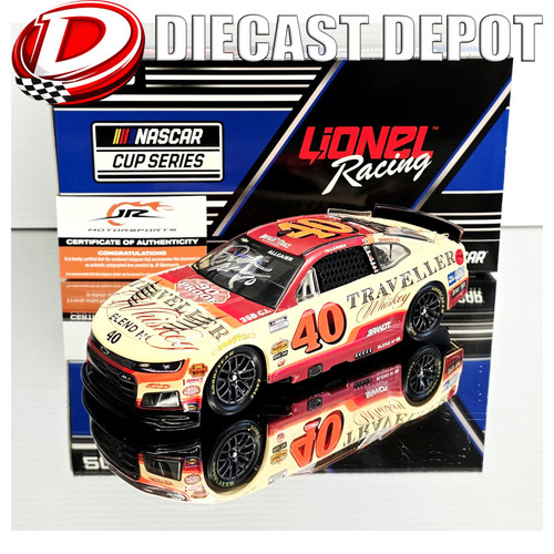 AUTOGRAPHED JUSTIN ALLGAIER 2026 TRAVELLER WHISKEY 1/24 ARC DIECAST