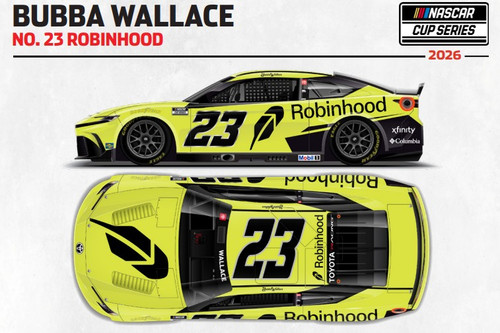 BUBBA WALLACE 2026 ROBINHOOD 1/24 ELITE DIECAST (ADVANCED ORDER)