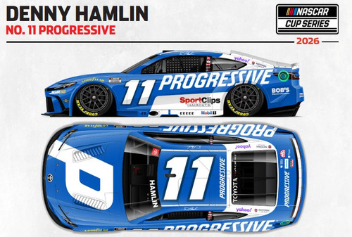 DENNY HAMLIN 2026 PROGRESSIVE 1/24 ARC DIECAST (ADVANCED ORDER)