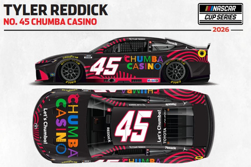 TYLER REDDICK 2026 CHUMBA CASINO *COLOR CHROME* 1/24 ARC DIECAST