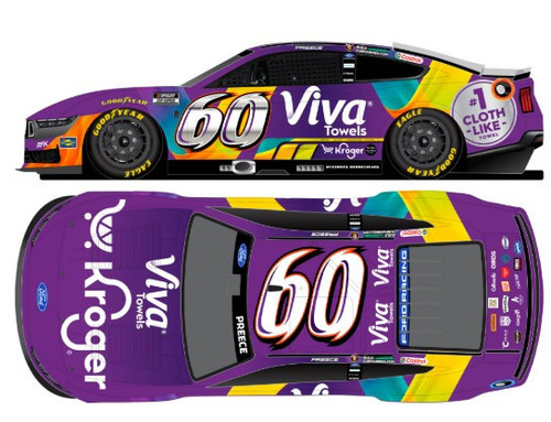 RYAN PREECE 2026 KROGER/ VIVA (GREG BIFFLE TRIBUTE) *COLOR CHROME* 1/24 ARC DIECAST (ADVANCED ORDER)