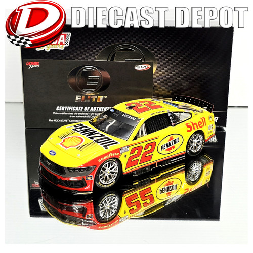 JOEY LOGANO 2026 DUEL 1 AT DAYTONA WIN  SHELL RACED VERSION 1/24 ELITE DIECAST
