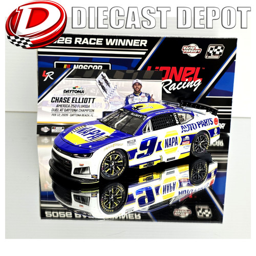 CHASE ELLIOTT 2026 DUEL 2 AT DAYTONA WIN NAPA RACED VERSION 1/24 ARC DIECAST