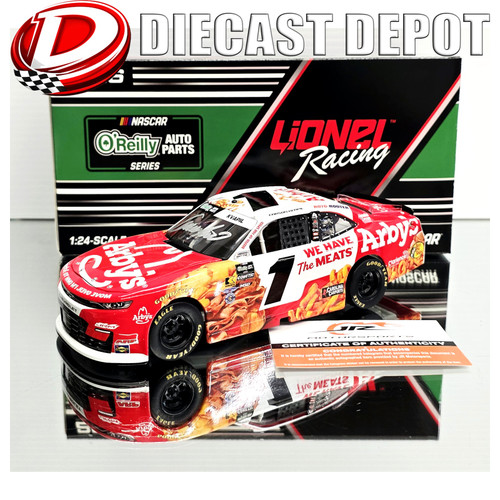 AUTOGRAPHED CARSON KVAPIL 2026 ARBY'S 1/24 ARC DIECAST