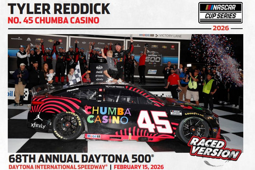 TYLER REDDICK 2026 DAYTONA 500 WIN CHUMBA CASINO RACED VERSION 1/64 ARC DIECAST (ADVANCED ORDER)
