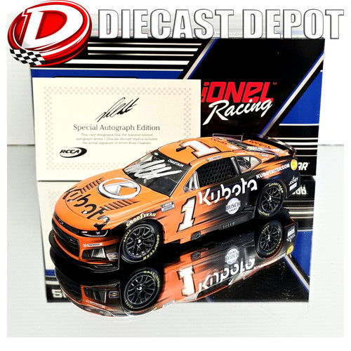 AUTOGRAPHED ROSS CHASTAIN 2026 KUBOTA 1/24 ARC DIECAST
