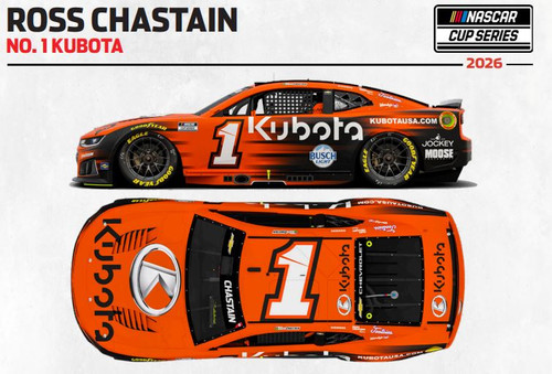 ROSS CHASTAIN 2026 KUBOTA 1/24 ELITE DIECAST (ADVANCED ORDER)