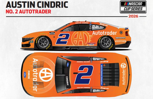 AUSTIN CINDRIC 2025 AUTOTRADER 1/24 ELITE DIECAST (ADVANCED ORDER)