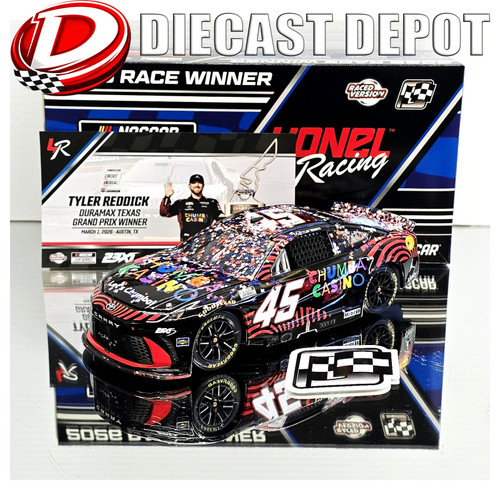 TYLER REDDICK 2026 COTA WIN CHUMBA CASINO RACED VERSION 1/24 ARC DIECAST