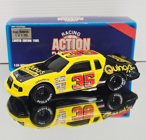 ALAN KULWICKI QUINCY'S STEAK HOUSE (PRODUCED IN 1995) 1/24 ACTION BWB DIECAST