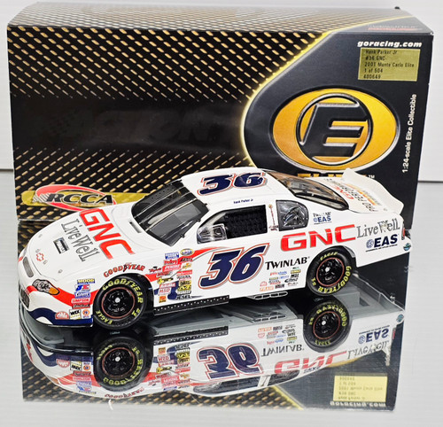 HANK PARKER JR 2001 GNC 1/24 RCCA ELITE DIECAST