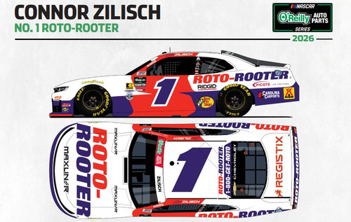 CONNOR ZILISCH 2026 ROTO ROOTER  1/24 ARC DIECAST (ADVANCED ORDER)