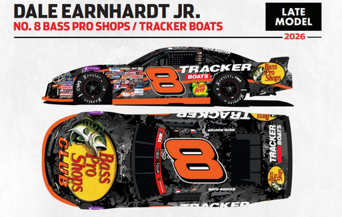 DALE EARNHARDT JR 2026 BASS PRO SHOPS LATE MODEL 1/64 ARC DIECAST