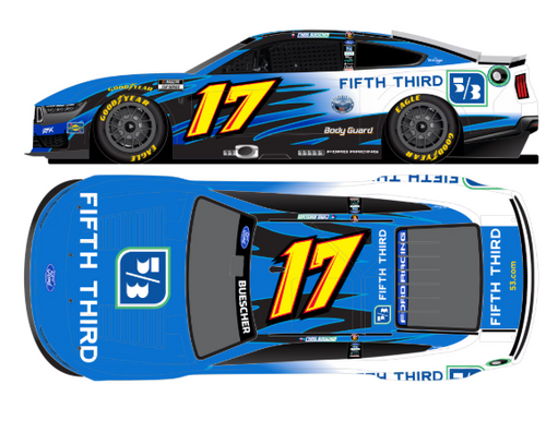 CHRIS BUESCHER 2026 RETRO FIFTH THIRD BANK (GREG BIFFLE THROWBACK) 1/24 ELITE DIECAST (ADVANCED ORDER)