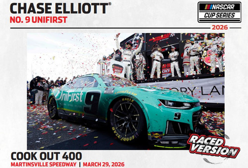 CHASE ELLIOTT 2026 MARTINSVILLE WIN UNIFIRST  RACED VERSION 1/24 ARC DIECAST (ADVANCED ORDER)
