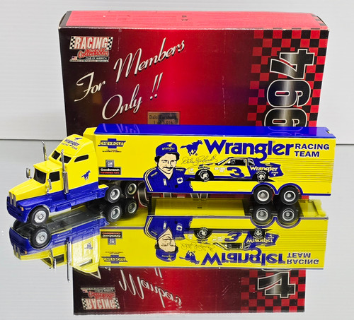 DALE EARNHARDT SR WRANGLER HAULER TRANSPORTER  1/64 RCCA  DIECAST (1994 PRODUCTION)