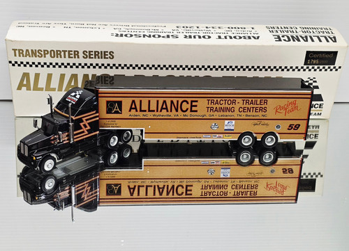 ROBERT PRESSLEY 1992 ALLIANCE RACING TEAM  TRANSPORTER/ HAULER 1/64 RCCA  DIECAST