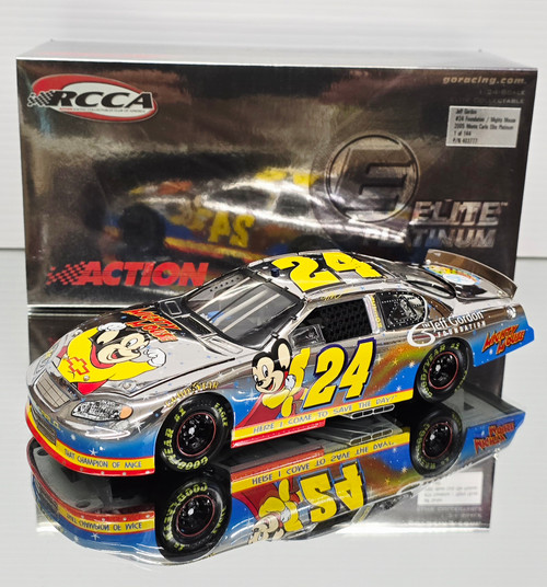 JEFF GORDON 2005 FOUNDATION/ MIGHTY MOUSE PLATINUM ELITE 1/24 RCCA ELITE