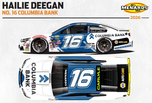 HAILIE DEEGAN 2026 COLUMBIA *COLOR CHROME* 1/24 ARC DIECAST (ADVANCED ORDER)