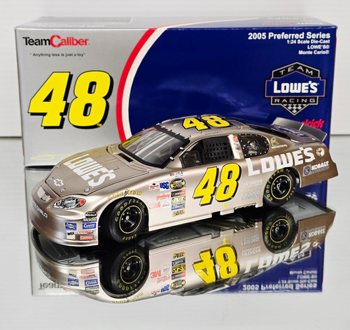 JIMMIE JOHNSON 2005 LOWE'S NICKEL 1/24 TEAM CALIBER PREFERRED DIECAST
