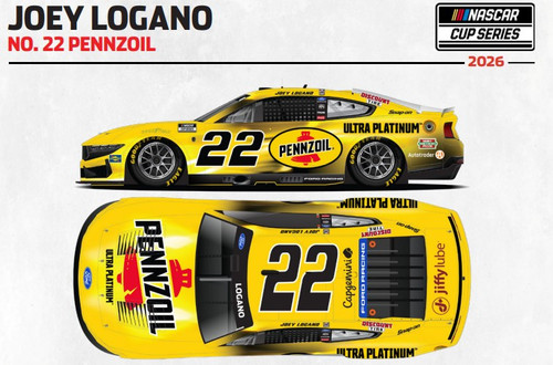 JOEY LOGANO 2026 PENNZOIL *COLOR CHROME* 1/24 ARC DIECAST (ADVANCED ORDER)