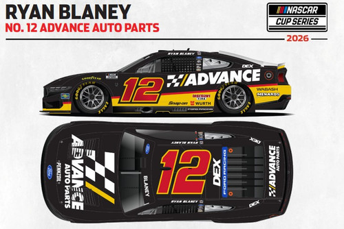 RYAN BLANEY 2026 ADVANCE AUTO PARTS *COLOR CHROME*  1/24 ARC DIECAST (ADVANCED ORDER)