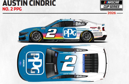 AUSTIN CINDRIC 2026 PPG 1/24 ARC DIECAST (ADVANCED ORDER)