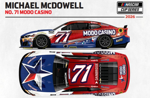 MICHAEL MCDOWELL 2024 WALMART TIC COOLERS SALUTES 1/24 ARC DIECAST