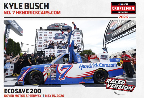 KYLE BUSCH 2026 DOVER WIN HENDRICKCARS.COM RACED VERSION TRUCK 1/24 ARC DIECAST (ADVANCED ORDER)