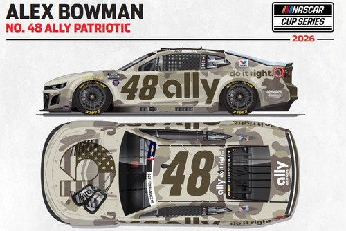ALEX BOWMAN  2026 ALLY PATRIOTIC 1/24 ELITE DIECAST (ADVANCED ORDER)