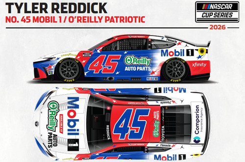 TYLER REDDICK 2026 MOBIL ONE PATRIOTIC *COLOR CHROME* 1/24 ARC DIECAST (ADVANCED ORDER)