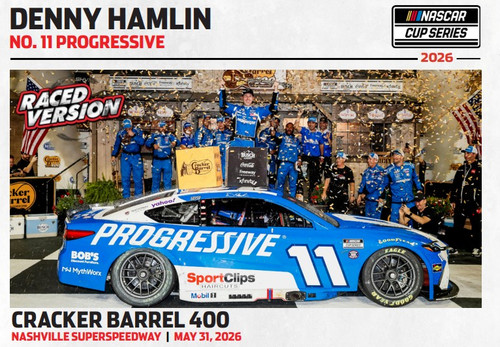 DENNY HAMLIN 2026 NASHVILLE WIN RACED VERSION PROGRESSIVE 1/24 ELITE DIECAST (ADVANCED ORDER)
