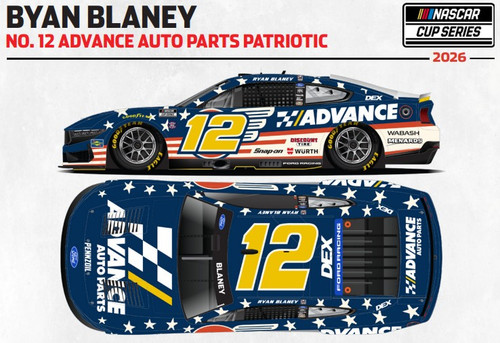 RYAN BLANEY 2026 ADVANCE AUTO PARTS PATRIOTIC 1/24 ARC DIECAST (ADVANCED ORDER)