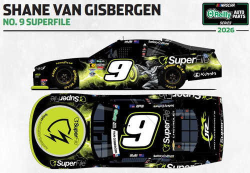 SHANE VAN GISBERGEN 2026 SUPERFILE #9 NOAPS SERIES *COLOR CHROME* 1/24 ARC DIECAST (ADVANCED ORDER)