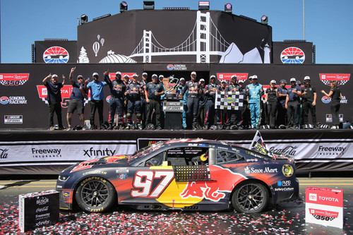SHANE VAN GISBERGEN 2026 SONOMA  WIN RED BULL RACED VERSION  *COLOR CHROME* 1/24 ARC DIECAST (ADVANCED ORDER)