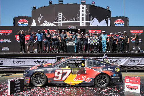 SHANE VAN GISBERGEN 2026 SONOMA WIN REDBULL RACED VERSION 1/24 ELITE DIECAST (ADVANCED ORDER)