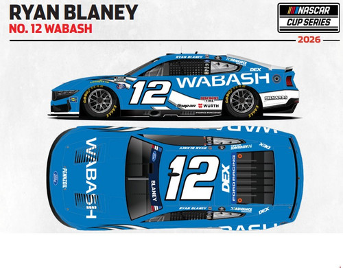 RYAN BLANEY 2026 WABASH 1/24 ELITE DIECAST (ADVANCED ORDER)