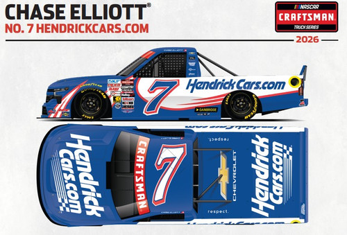 CHASE ELLIOTT 2026 HENDRICKCARS.COM TRUCK 1/24 ARC DIECAST (ADVANCED ORDER)