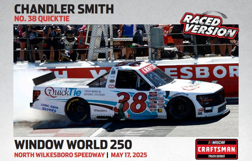 CHANDLER SMITH 2026 NORTH WILKESBORO WIN QUICKTIE RACED VERSION TRUCK 1/24 ARC DIECAST (ADVANCED ORDER)