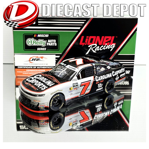 JUSTIN ALLGAIER 2026 CAROLINA CARPORTS *COLOR CHROME* 1/24 ARC DIECAST