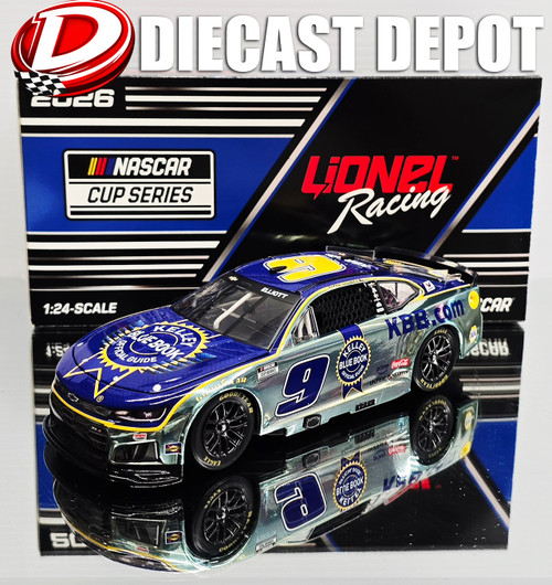 CHASE ELLIOTT 2026 KELLEY BLUE BOOK *COLOR CHROME* 1/24 ARC DIECAST