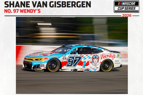 SHANE VAN GISBERGEN 2026 WENDY'S 1/24 ELITE DIECAST (ADVANCED ORDER)