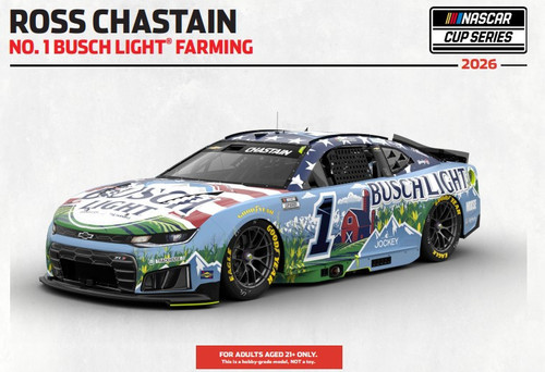 ROSS CHASTAIN 2026 BUSCH LIGHT FARMING 1/64 ARC DIECAST (ADVANCED ORDER)